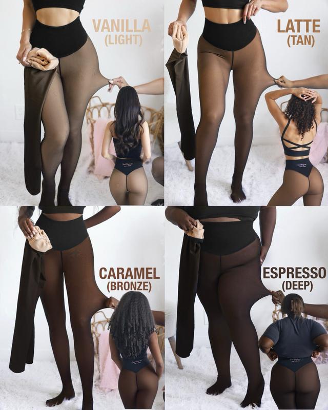 NEW COMPRESSION BAND & ONE SEAM OPTION! THE ORIGINAL MAGIC FLEECE LINED LEGGINGS